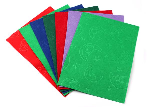 embossed felt